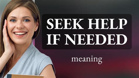 Seek Support When Needed