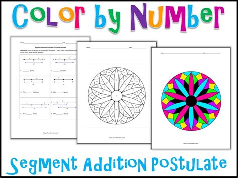 Segment Addition Postulate Worksheet