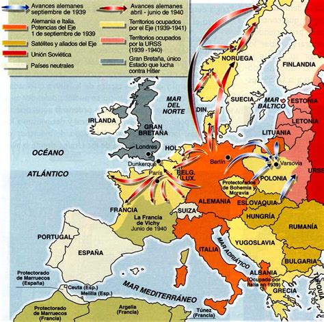 segunda guerra mundial map