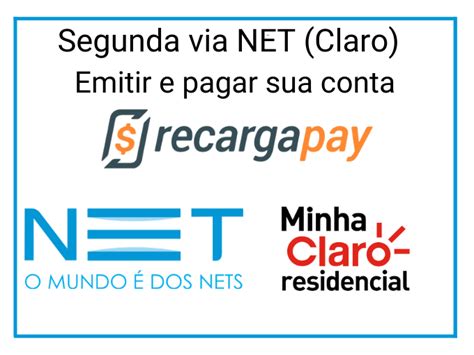 segunda via fatura net claro residencial