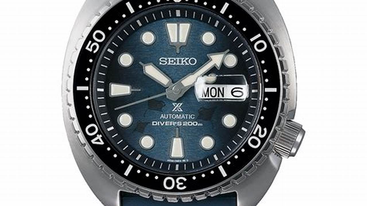 Discover the Seiko Turtle King Save the Ocean: A Watch with a Purpose