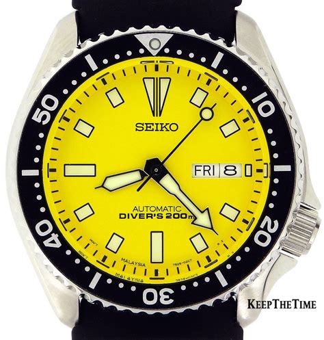 Seiko Automatic Divers 200M Yellow