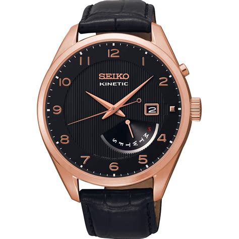 seiko rose gold watches for men