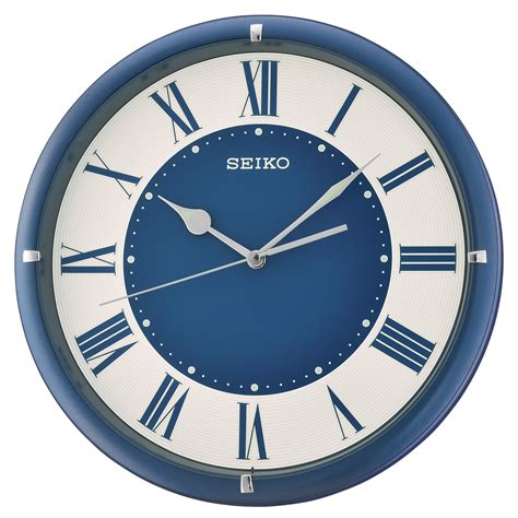 Seiko Wall Clock Blue
