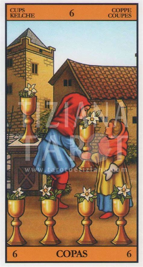 seis de copas tarot tiziana