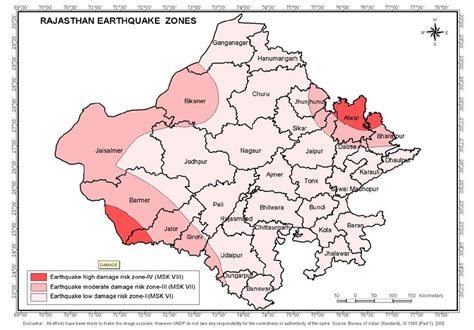 seismic zone of jaipur