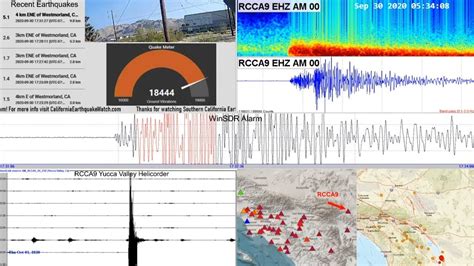 seismograph live california