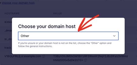 select a Domain call and host