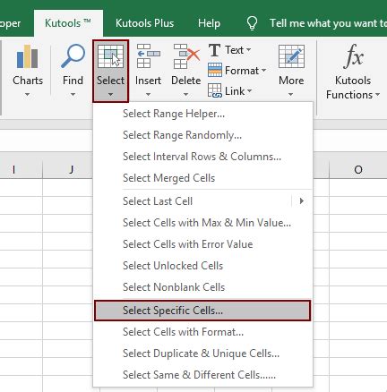 select all cells in excel based on criteria