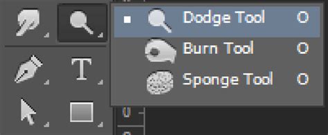 Select the Dodge Tool