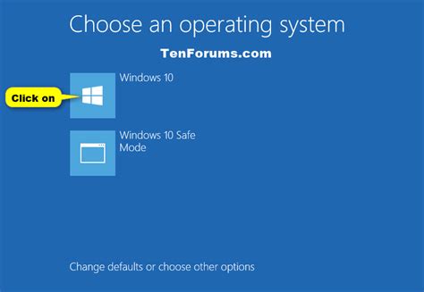 Select operating system