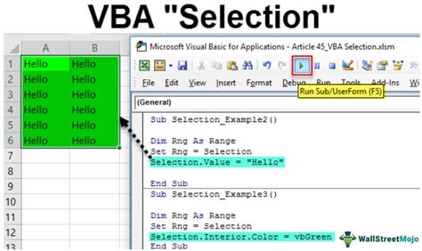 Select Table In Excel Vba