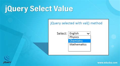 Select Tag Jquery Value