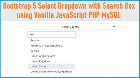 select with search bootstrap 5