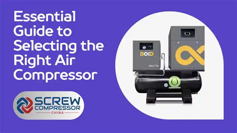 Selecting the Right Air Compressor