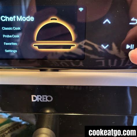 Selecting the cooking mode