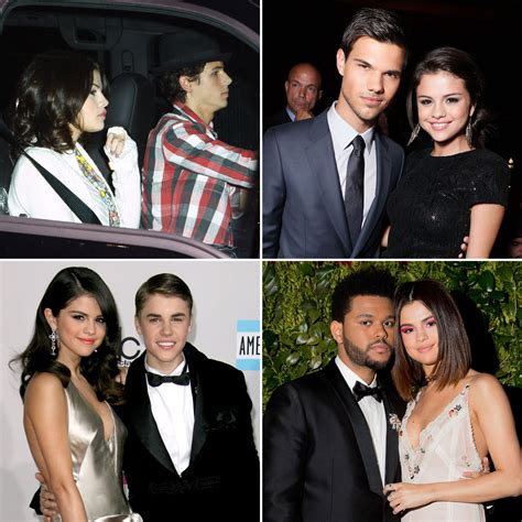 selena gomez dating history list