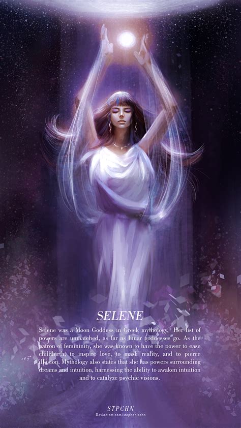 selene greek goddess powers