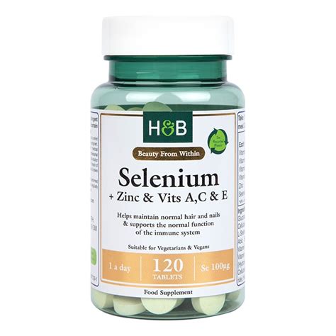 Selenium And Zinc Tablets