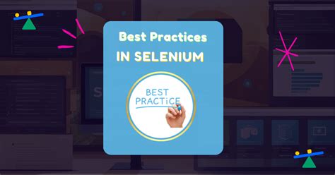 selenium best practices