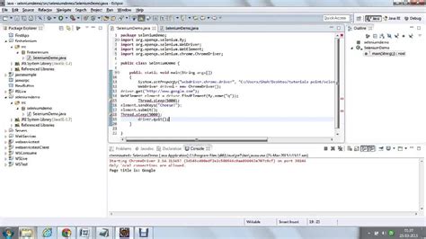 selenium chrome webdriver example