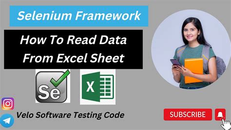 selenium code to get data from excel