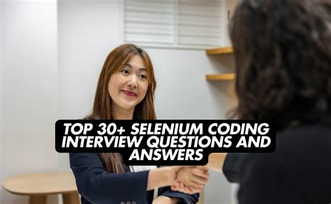 selenium coding interview questions and answers for freshers