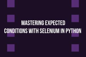 Running a Python Selenium Script