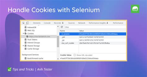 selenium cookies Python Tutorial