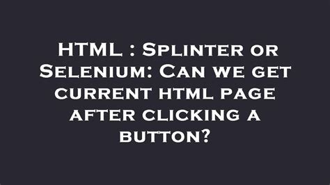 35 Selenium Get Current Url Javascript Modern Javascript Blog