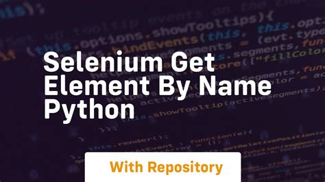 Selenium Get Text Name