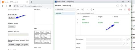 Selenium Ide Assert Example