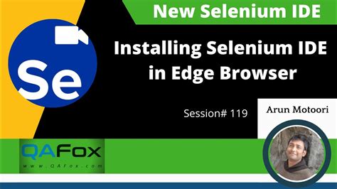 selenium ide for edge browser