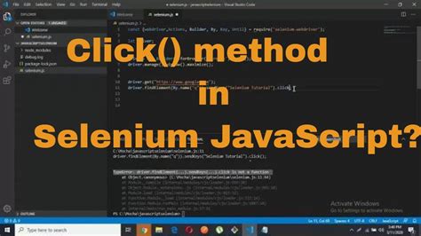 Selenium Ide Javascript Click