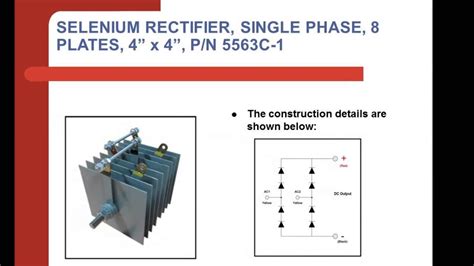 Selenium Rectifier Diagram