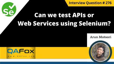 selenium rest api testing interview questions