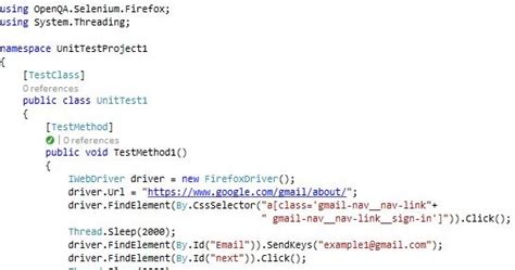 selenium webdriver with c# for beginners