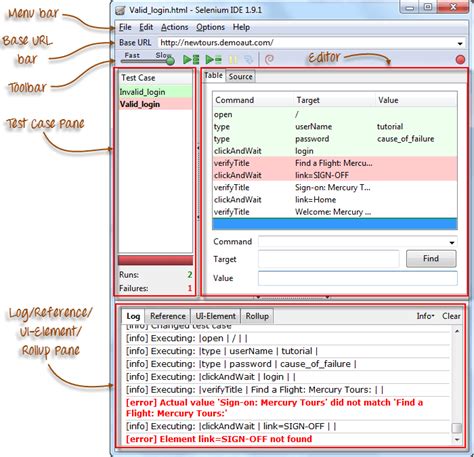 selenium with ide ending