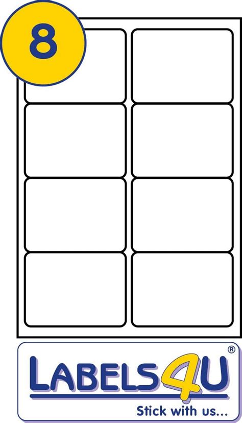 Self Adhesive Labels Template