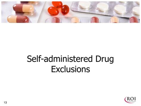 Self Administered Drug Modifier