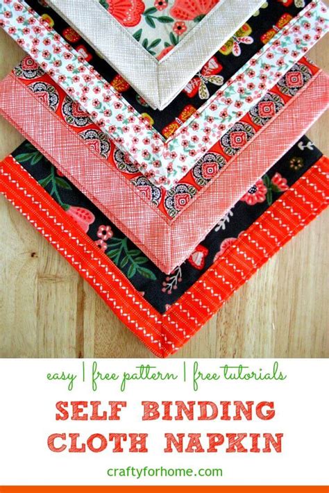 Self Binding Napkins Pattern
