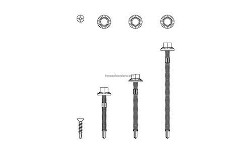Self Drilling Screw Drawing