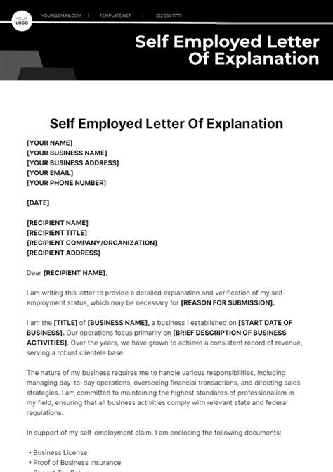 self explanation example