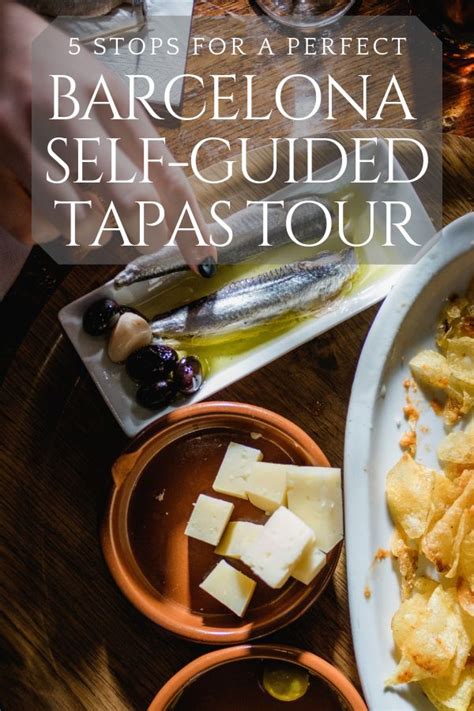 self guided tapas tour barcelona