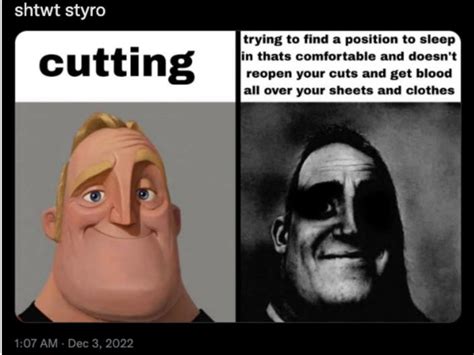 self harm memes