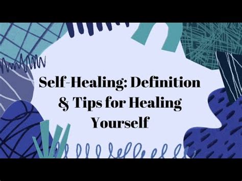 Self Healing Definition
