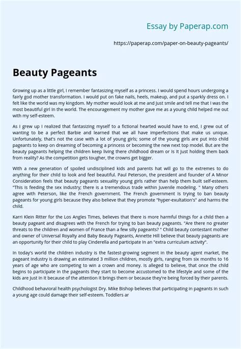 self introduction for pageant example philippines