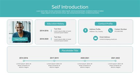 self introduction presentation slide template