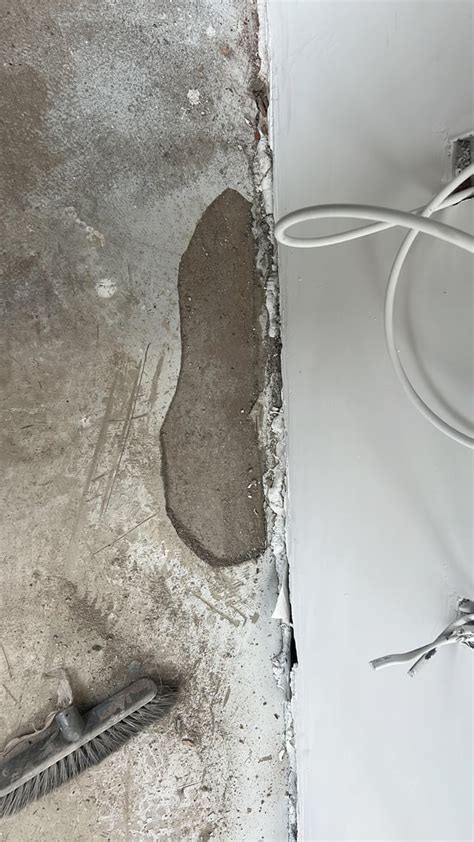 Self Levelling Compound Has Cracked