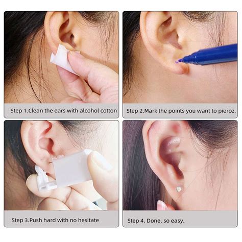 Self Piercing Ears Instructions